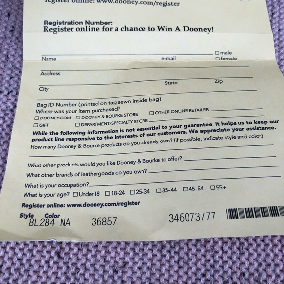 NWT Dooney & Bourke Florentine Buckley Bag in Natural - Picture 12 of 12